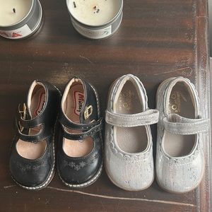 Toddler size 6 shoes. Will sell both